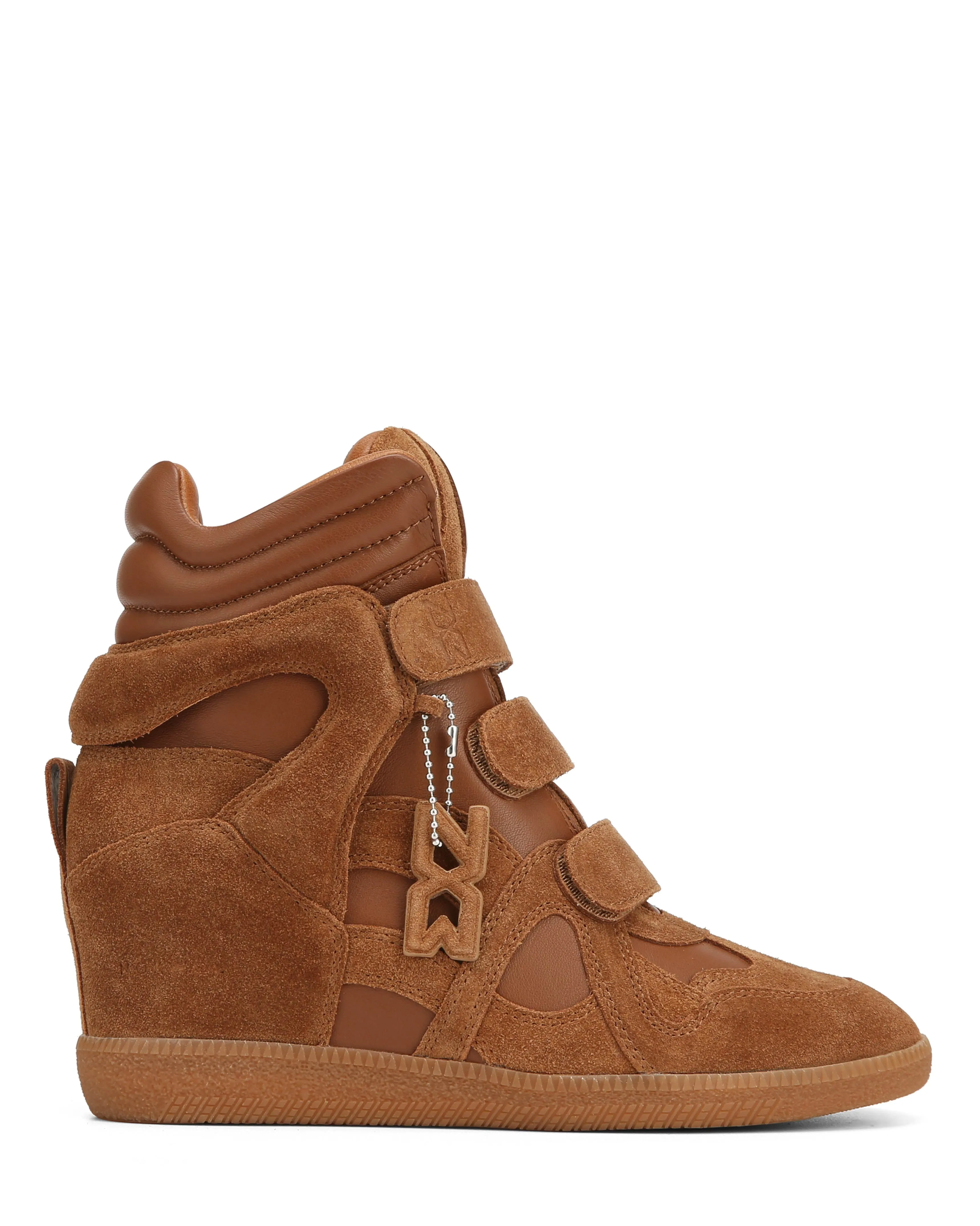 Demmi Tan Leather/Suede Comfortable Step Stretchable Material