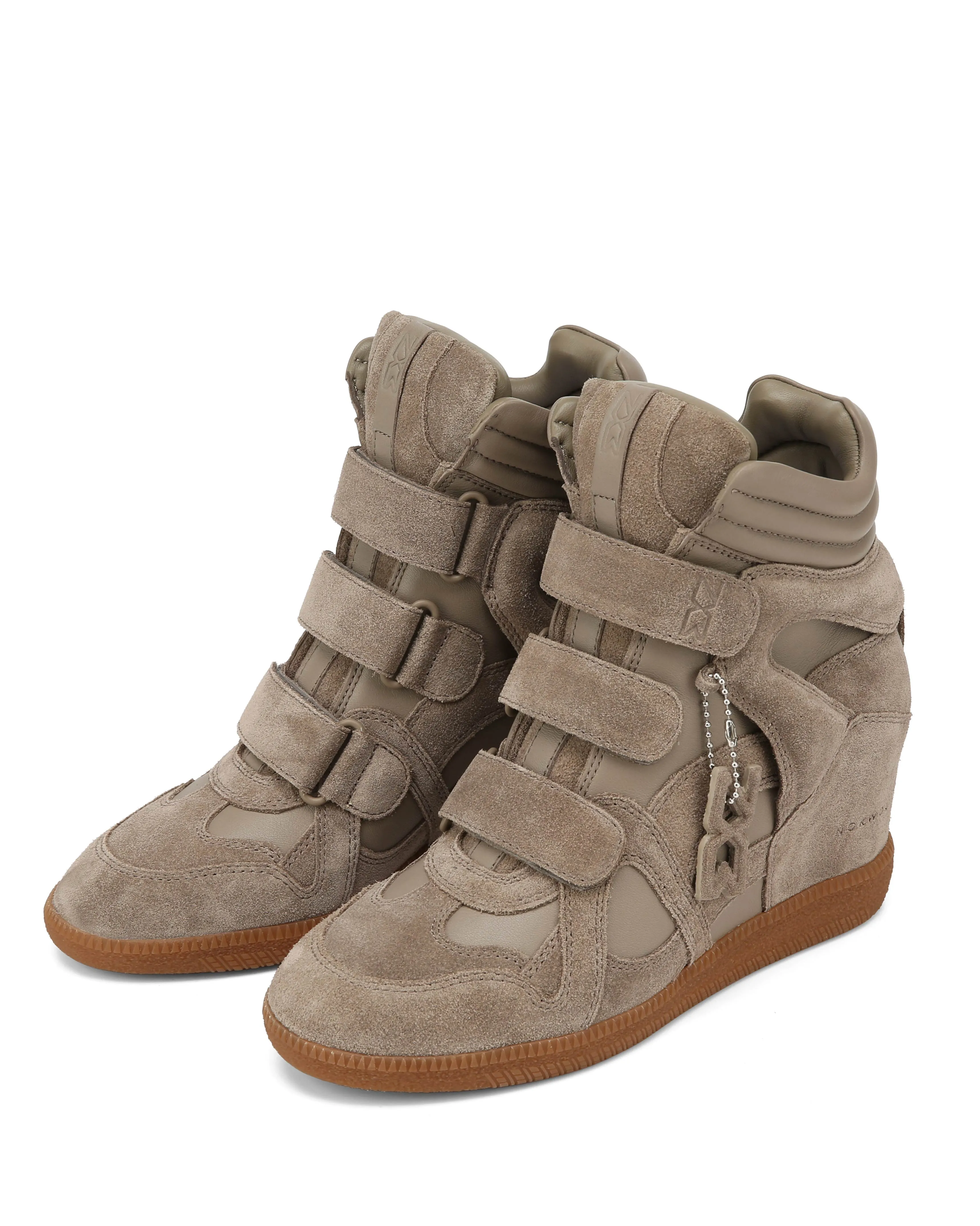 Durable Shell Outdoor Trek Demmi Taupe Leather/Suede