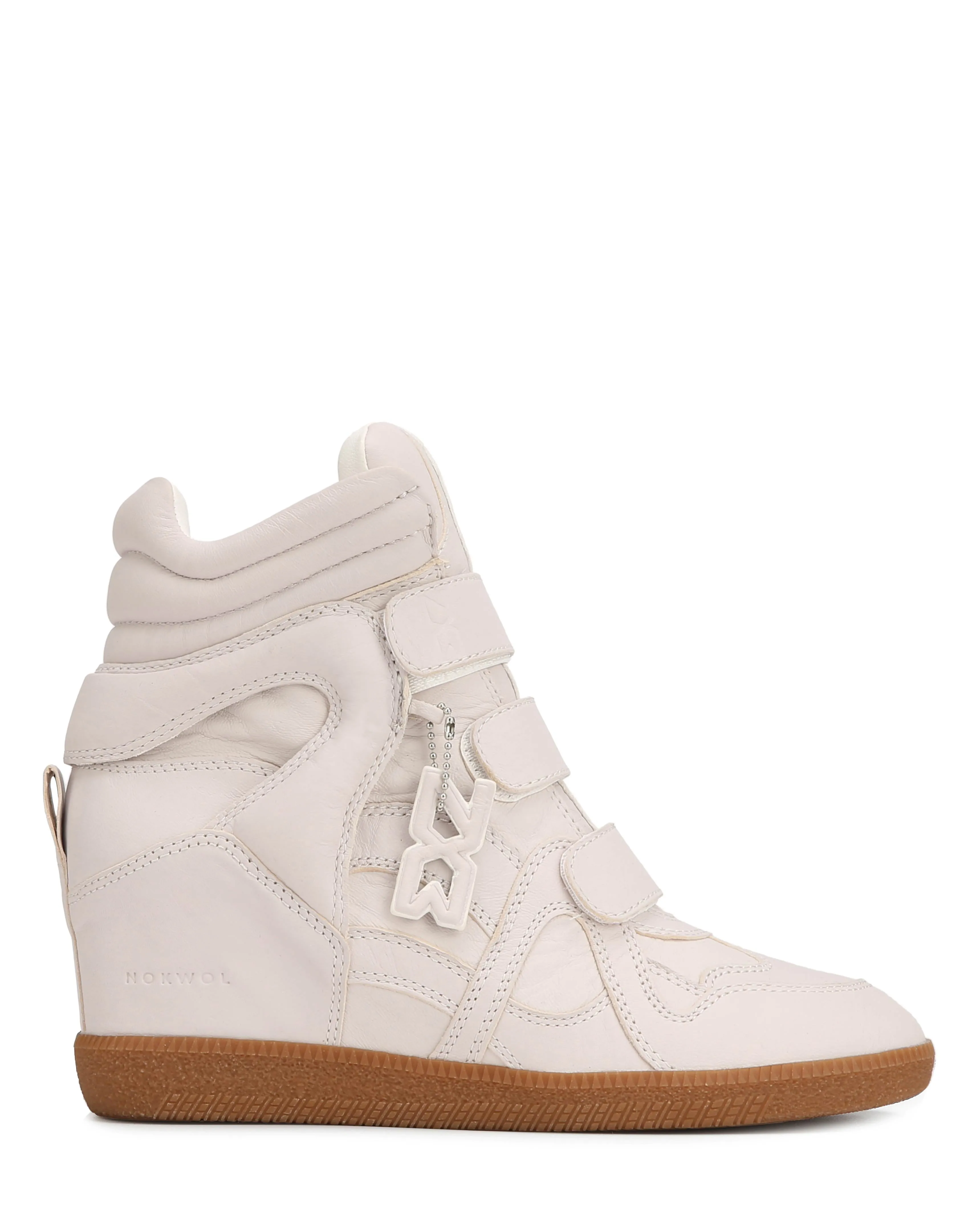 Slip Resistant Daily Walks Art Gallery Demmi White Leather