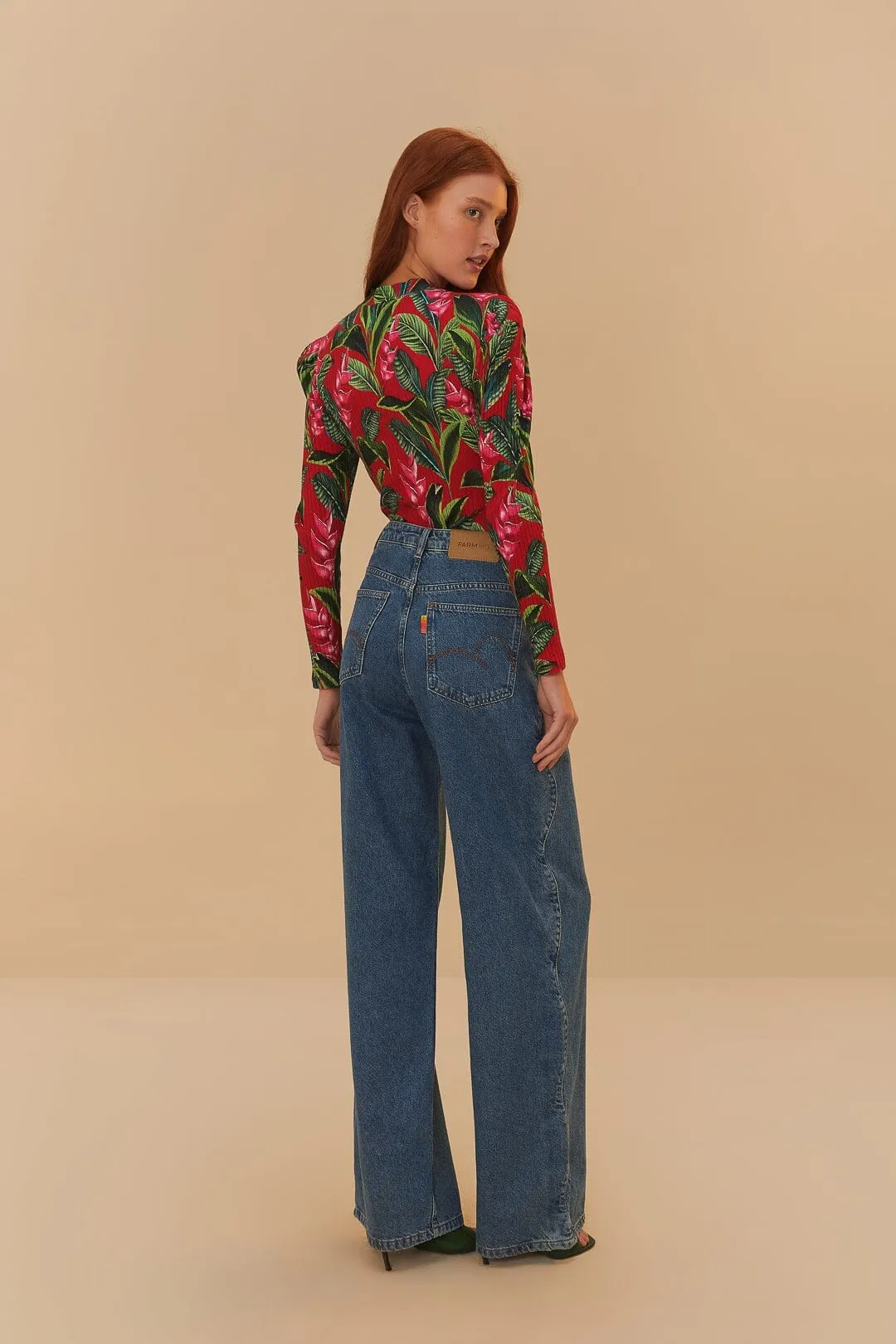 tailored look Slim Stretch Denim High Waist Pants