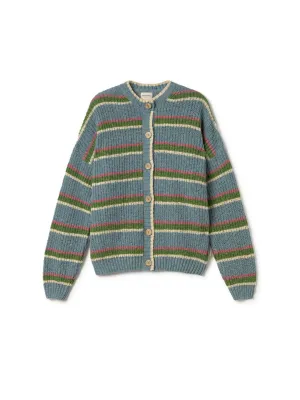 Loungewear Friendly Luminous Thread Accents Dollymount - Blue Stripes