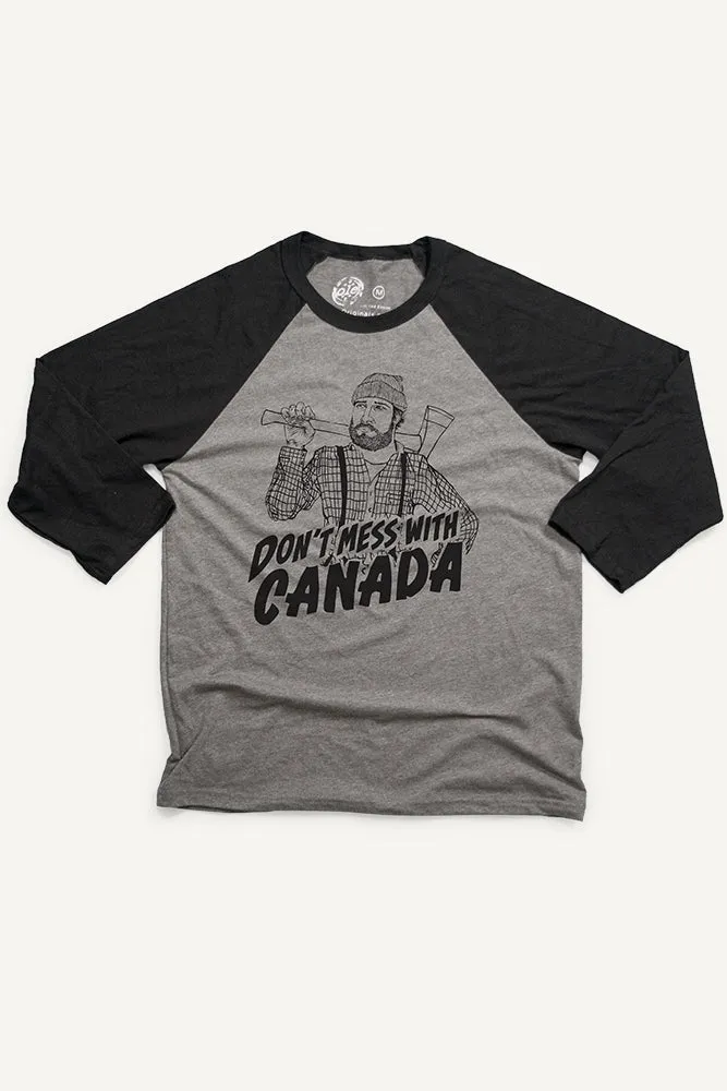 Modern Fit Don't Mess With Baseball Shirt (Unisex)