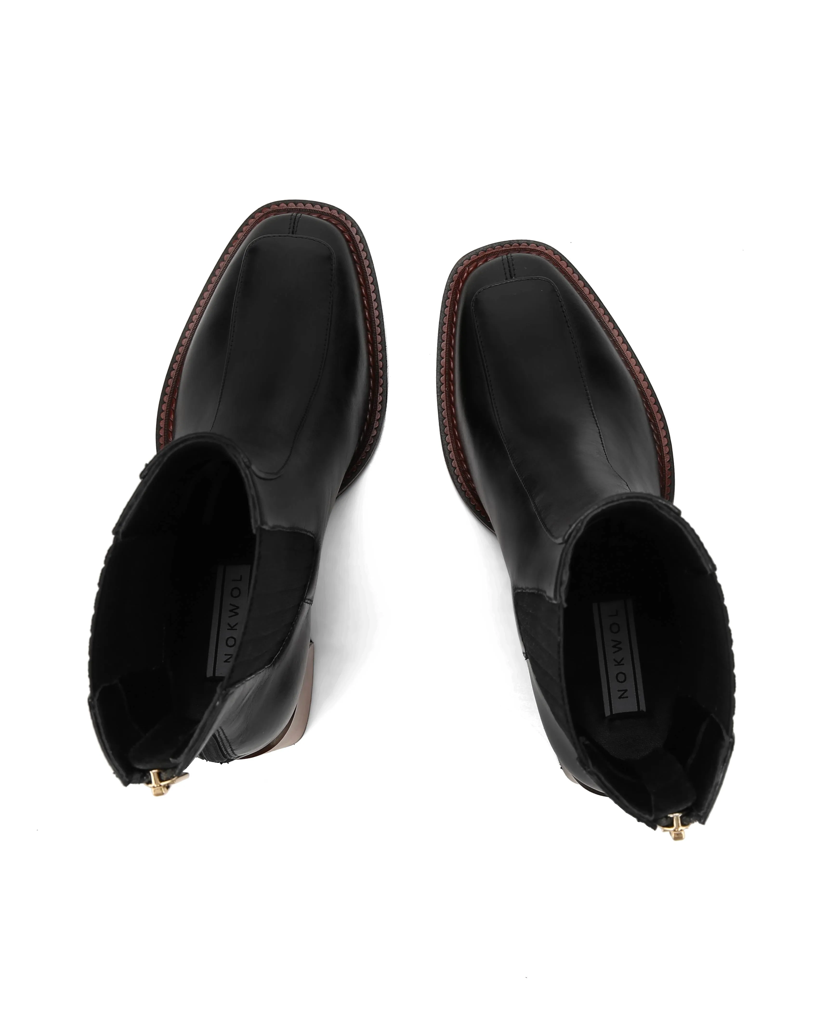 Downtown Black Leather Rugged Built Remote Hiking Active Lifestyle