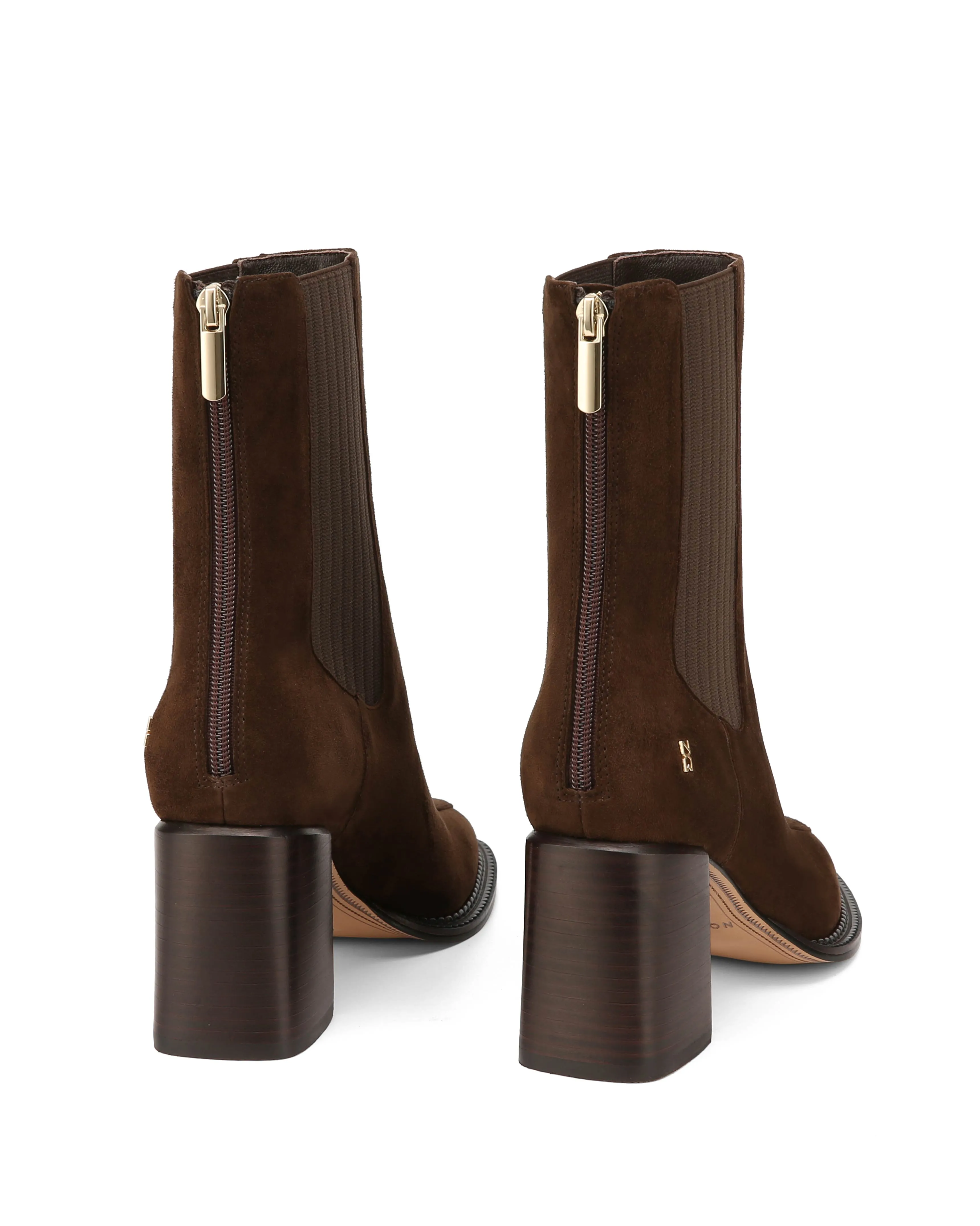 Downtown Chocolate Suede Rugged Terrain Thermal Core Cold Weather Commuter