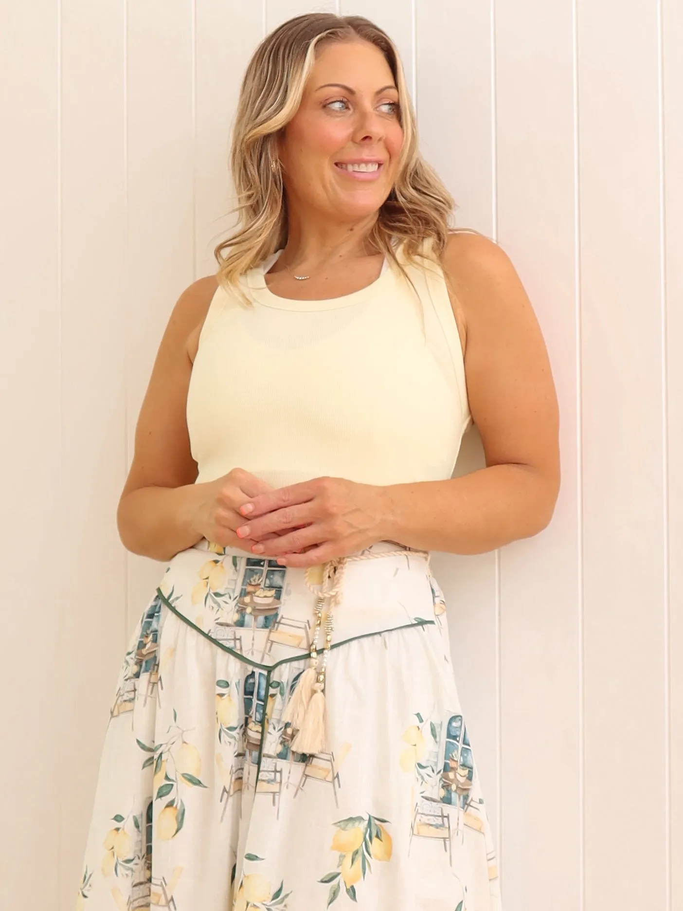 Charlee Tank - Lemon import
