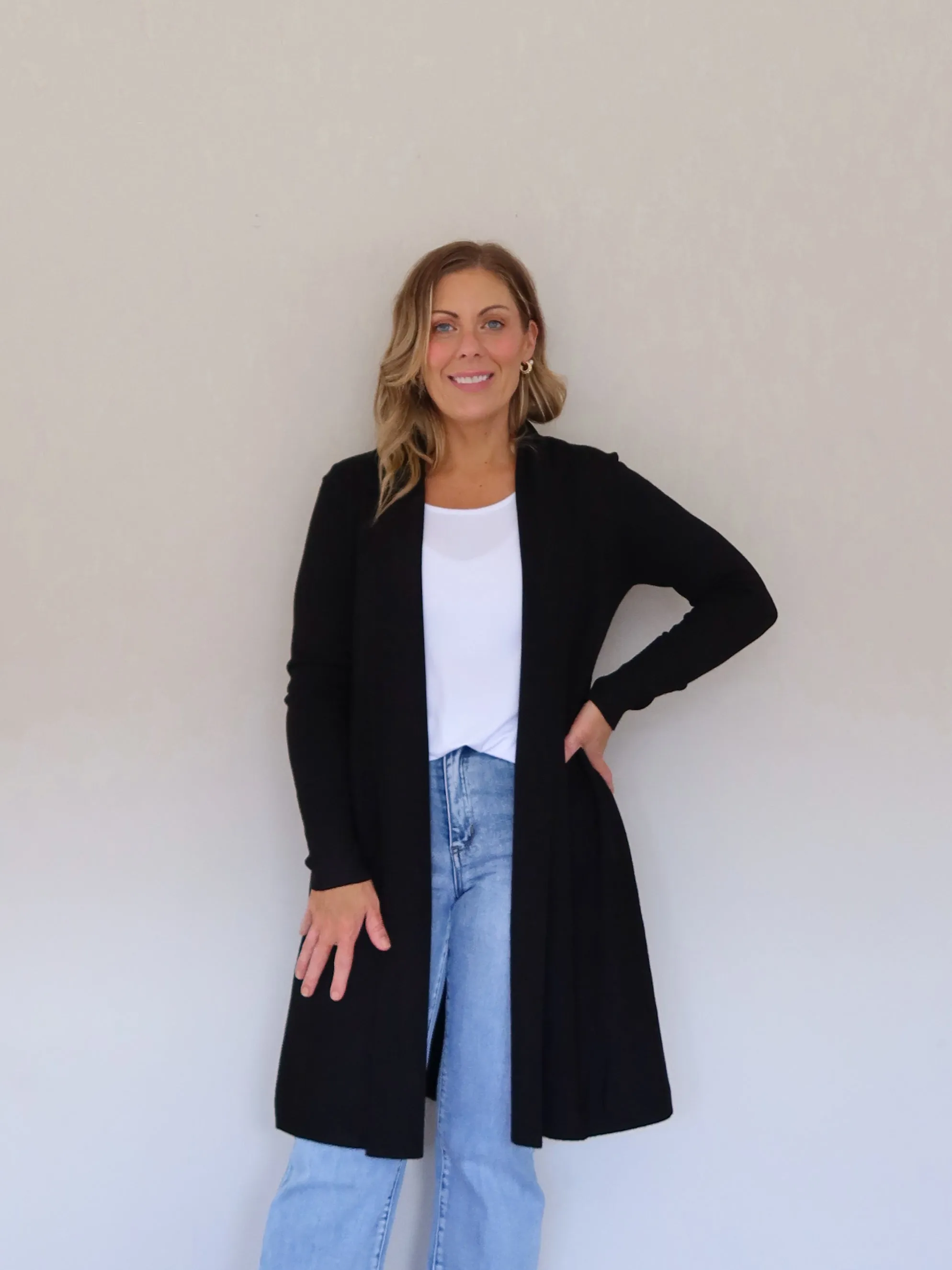 Relax Daily Rowan Cardigan - Black