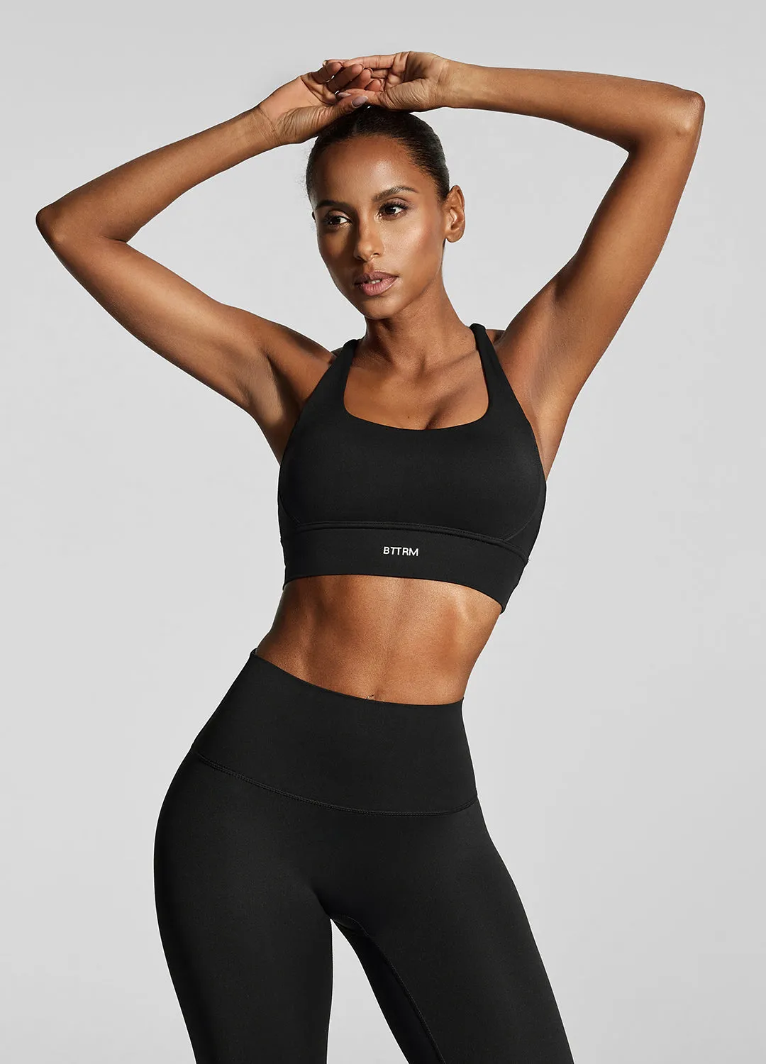 Medium-quality teen clothing Jet Black Strappy Back Top