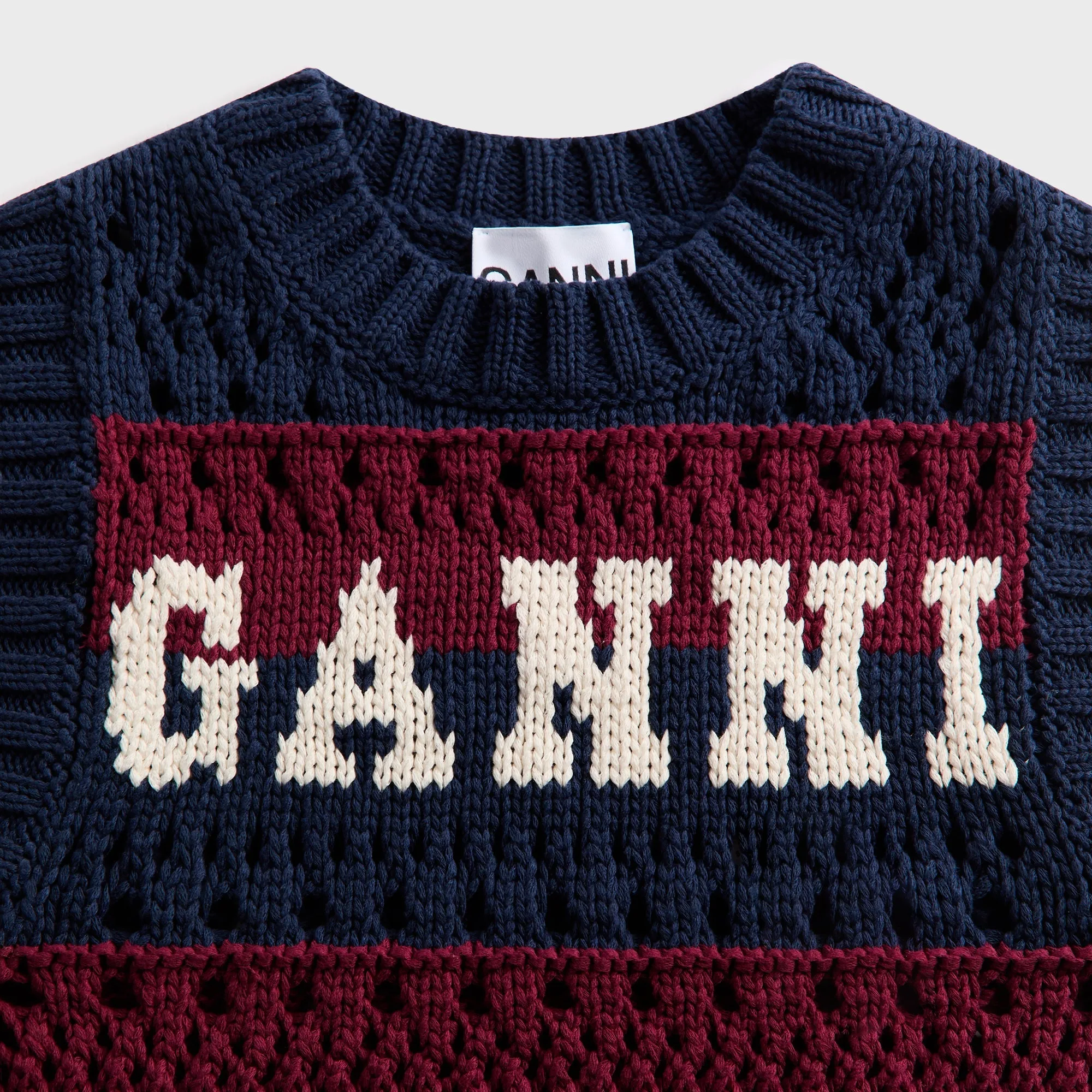 Ganni Cotton Mix Striped Vest - Multicolor Fashion Use Rainy Day Option