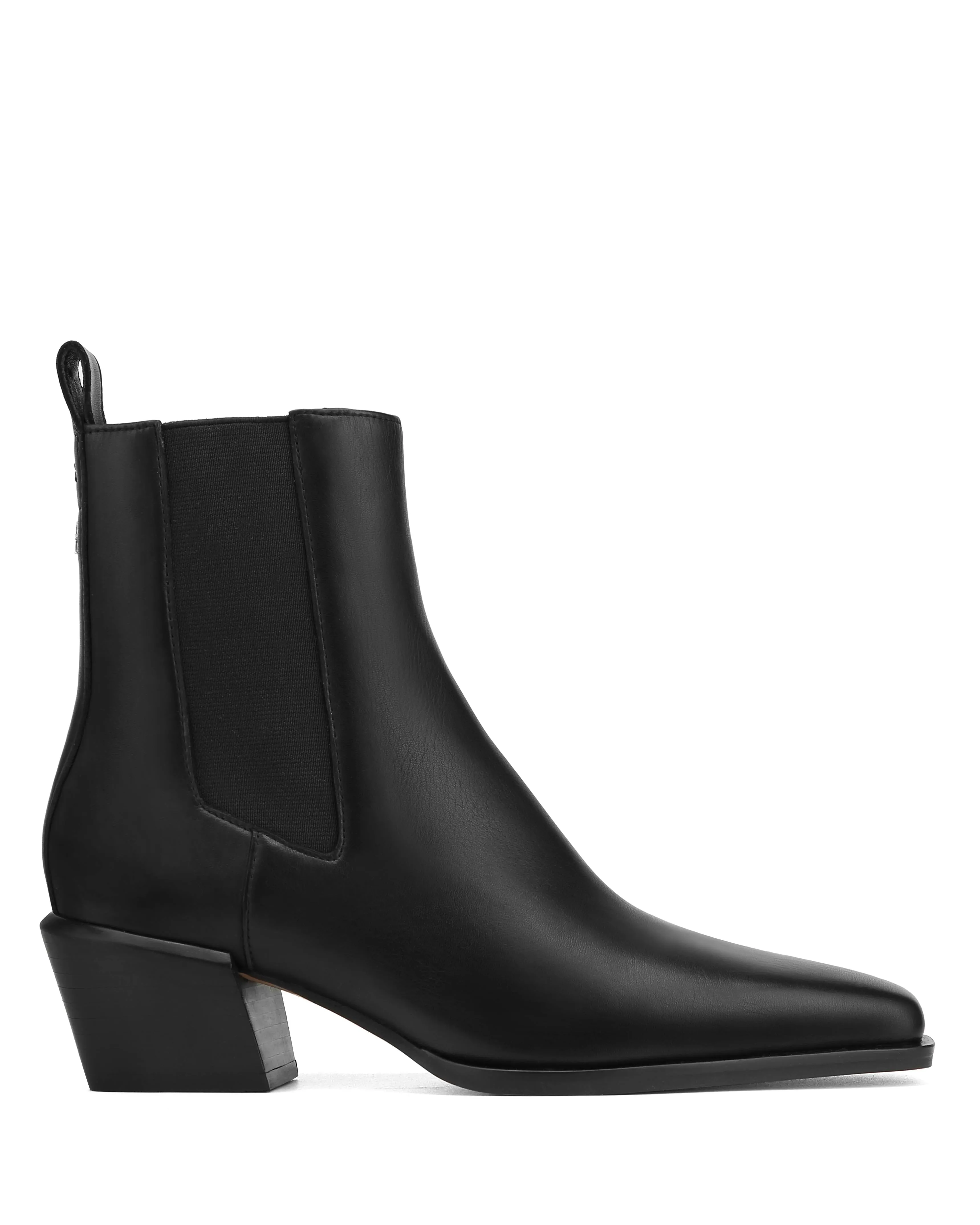 Dusi Black Leather Cushioned Step Snowy Path Heat   Resistant