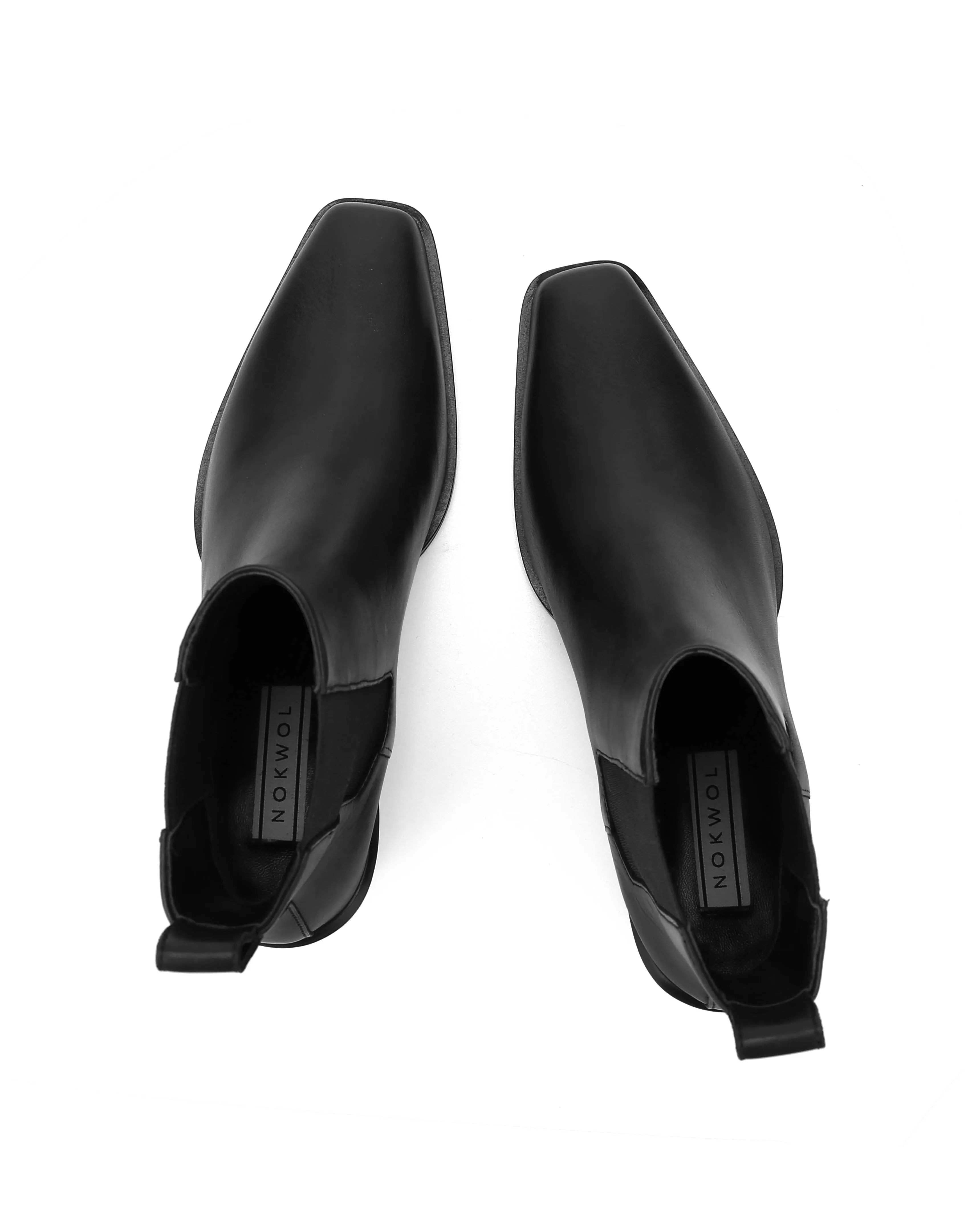 Dusi Black Leather Canvas