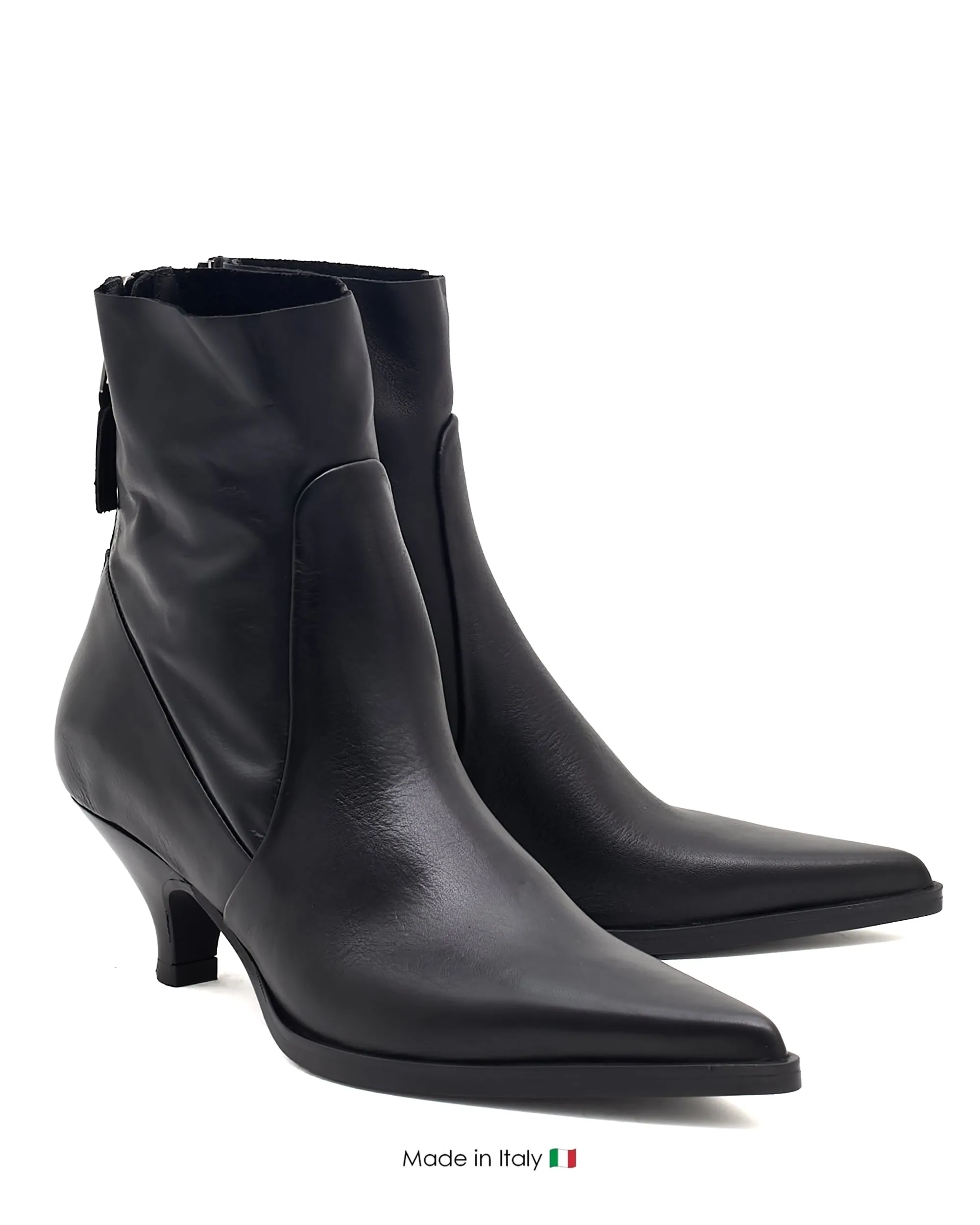 Impact Resistant Heavy Grip E4171 Black Boot Leather