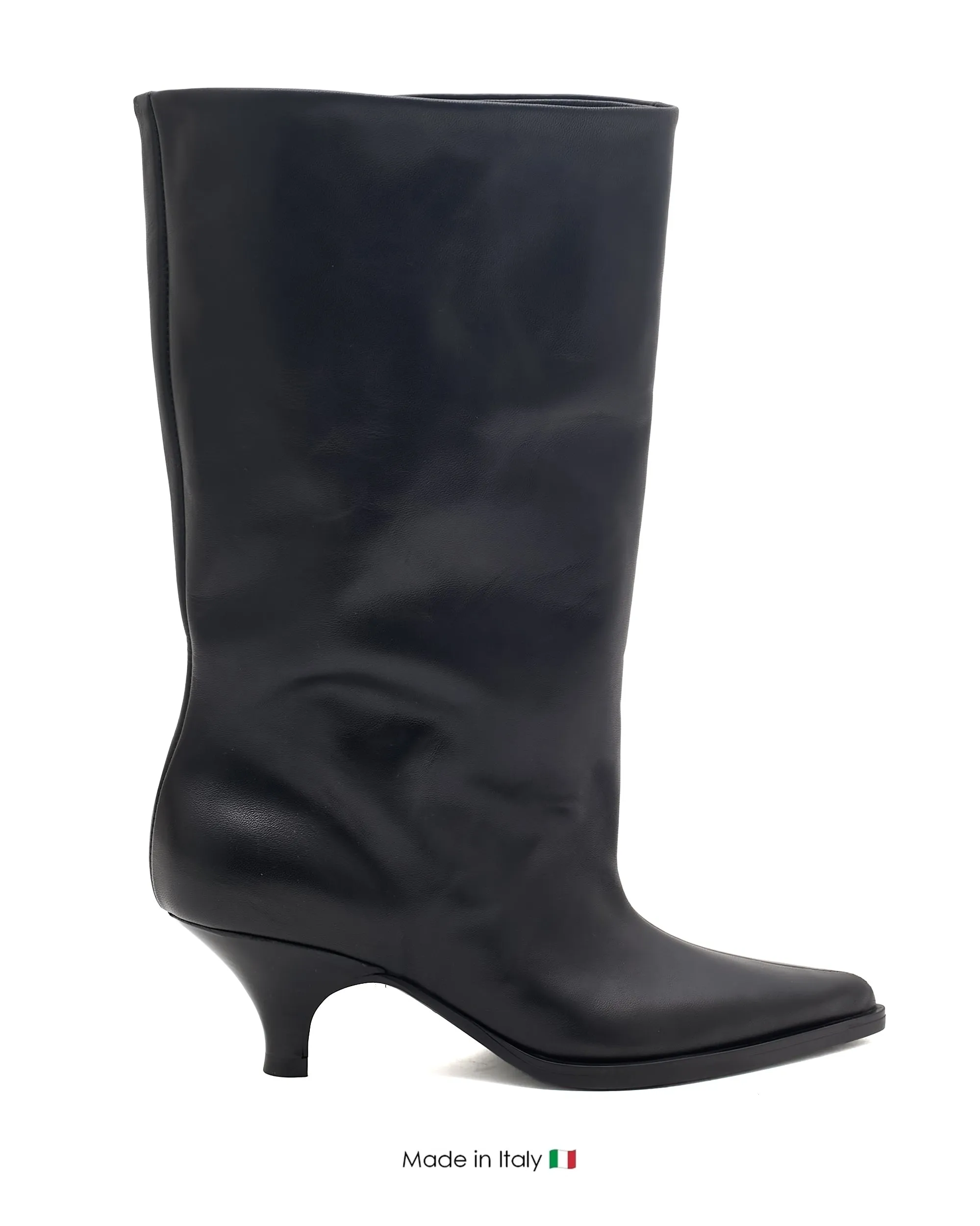 Memory Foam Footbed E4303 Black Boot Leather