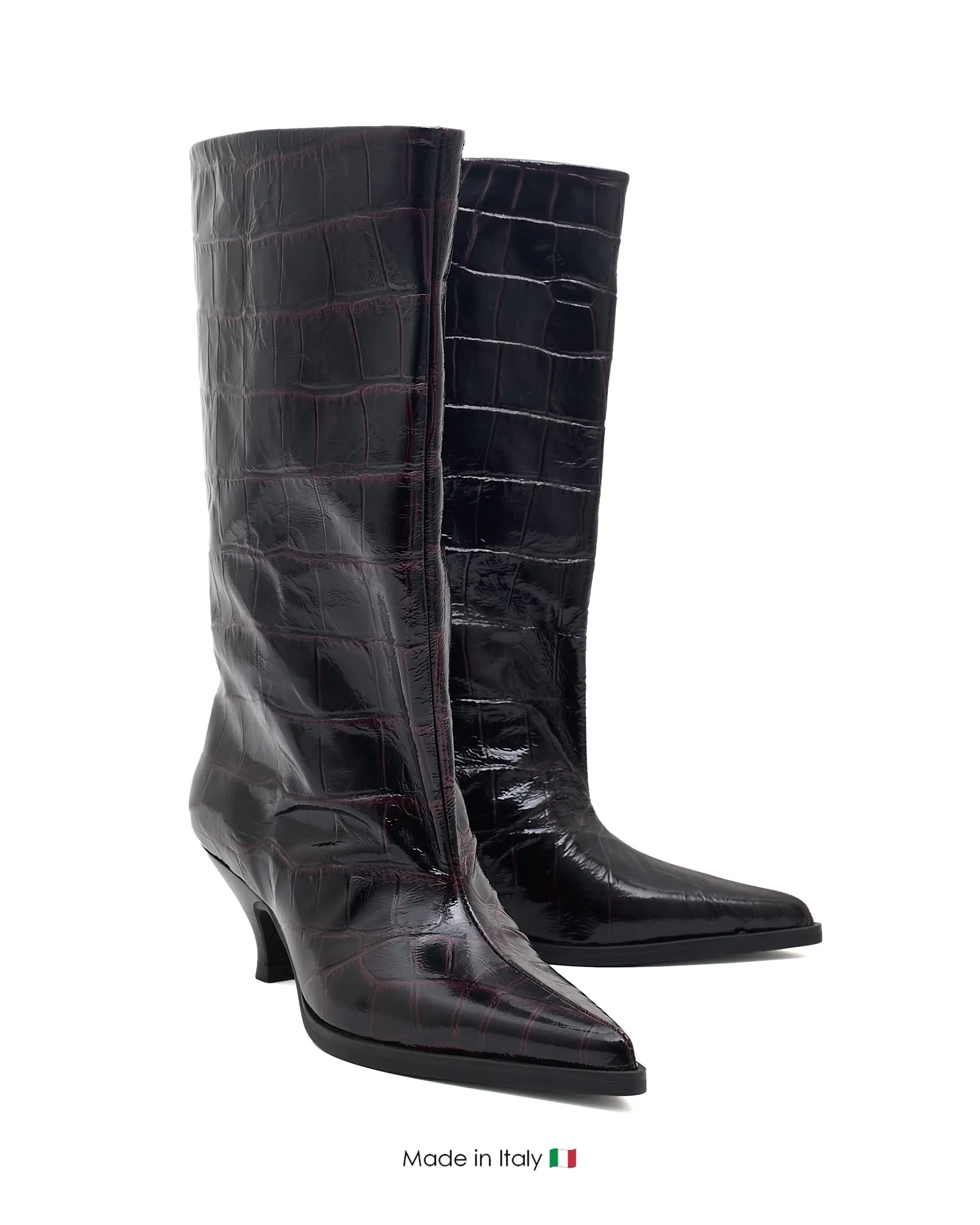 E4303 Burgundy Boot Leather Casual Day Premium Performance