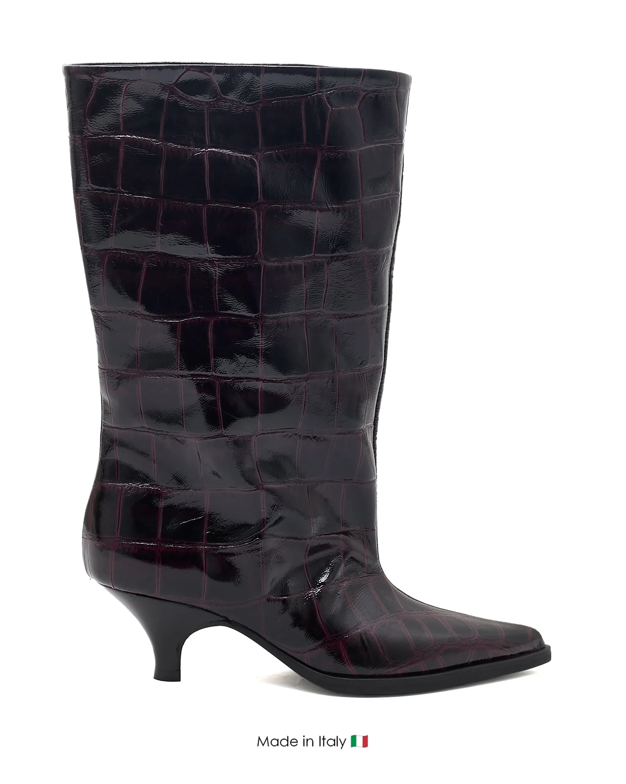 Fall Ready E4303 Burgundy Boot Leather