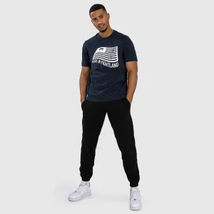 Venum Made in Fightland T-Shirt - Navy Blue/White FadeResistant Coating Casual Mode