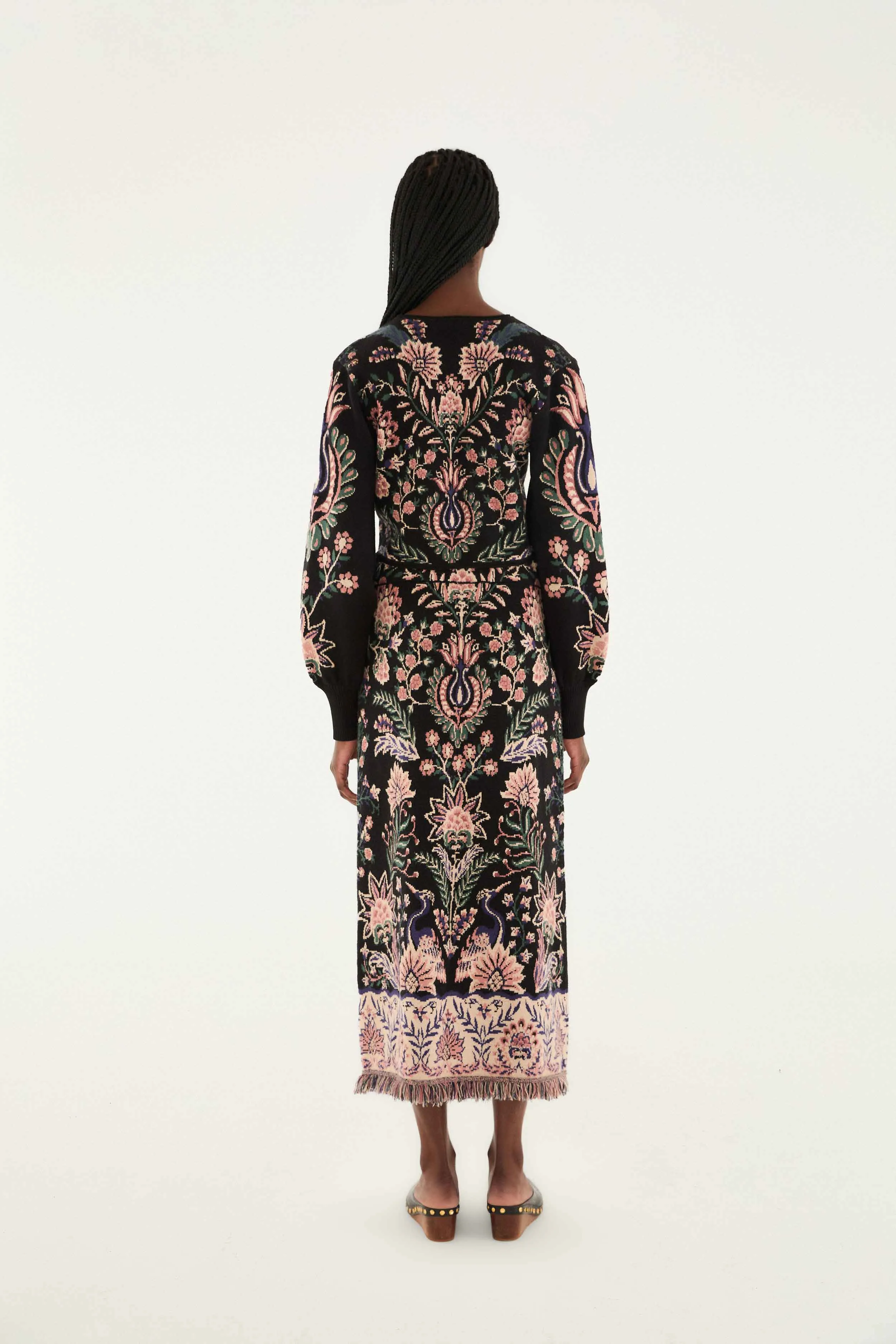 Sleek Vibe Marvelous Garden Knit Skirt