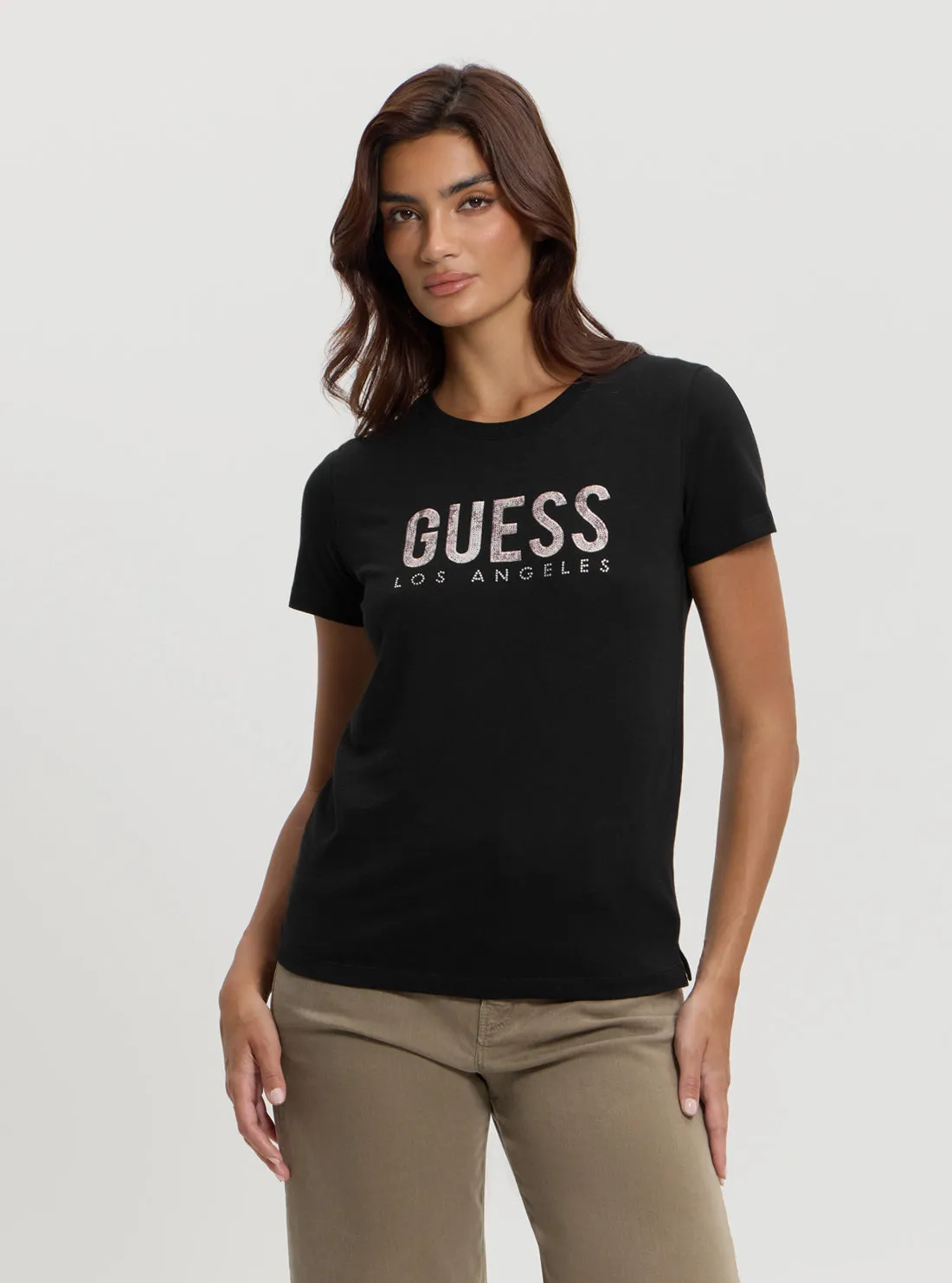 Timeless Top SlimFit Eco Black Python Logo T-Shirt