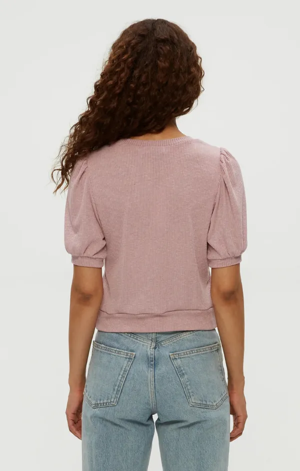 Ocean Glow Quinn Puff Sleeve Top