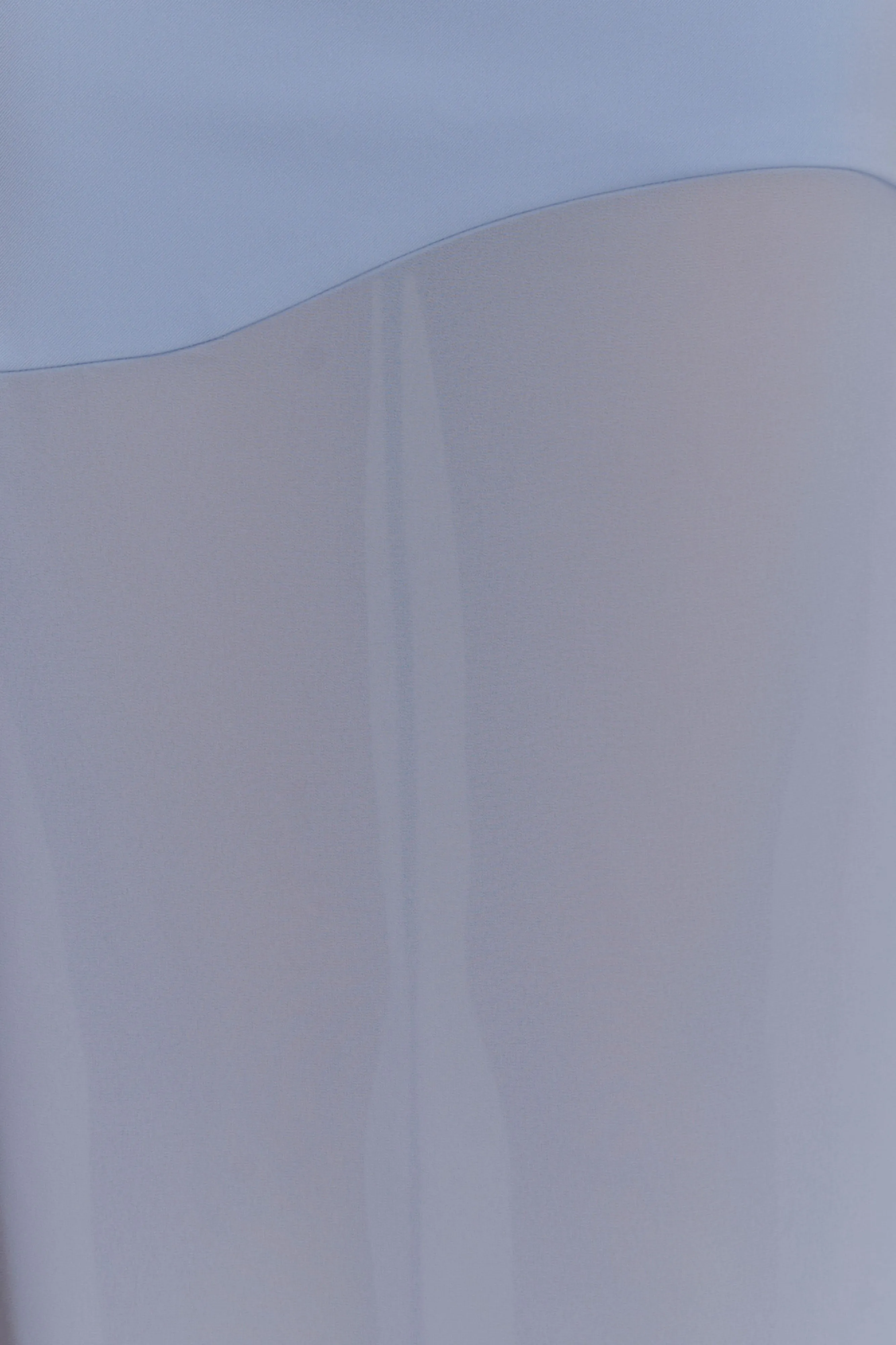 Mason Crepe And Chiffon Maxi Dress - Powder Blue Cozy Flex