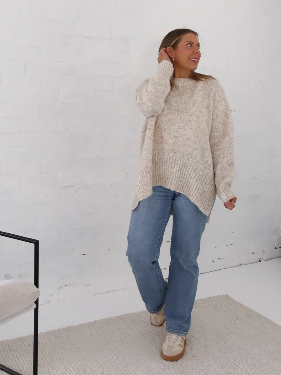 Cold Day Classic Pick Bradley Knit - Natural