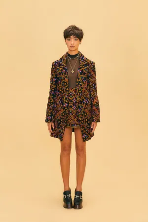 Fashion Fusion Fashion Energy Embroidered Corduroy Mini Skirt