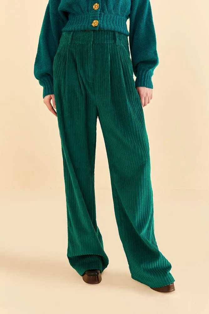 Wardrobe Essential TaglessLabel Emerald Corduroy Pants