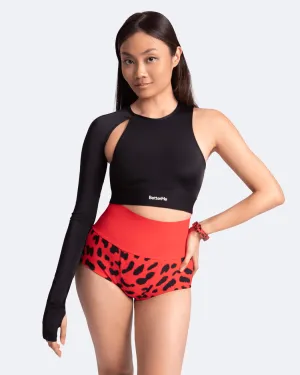 Trendy One-Shoulder Top Non-Irritating Fabric Polyester