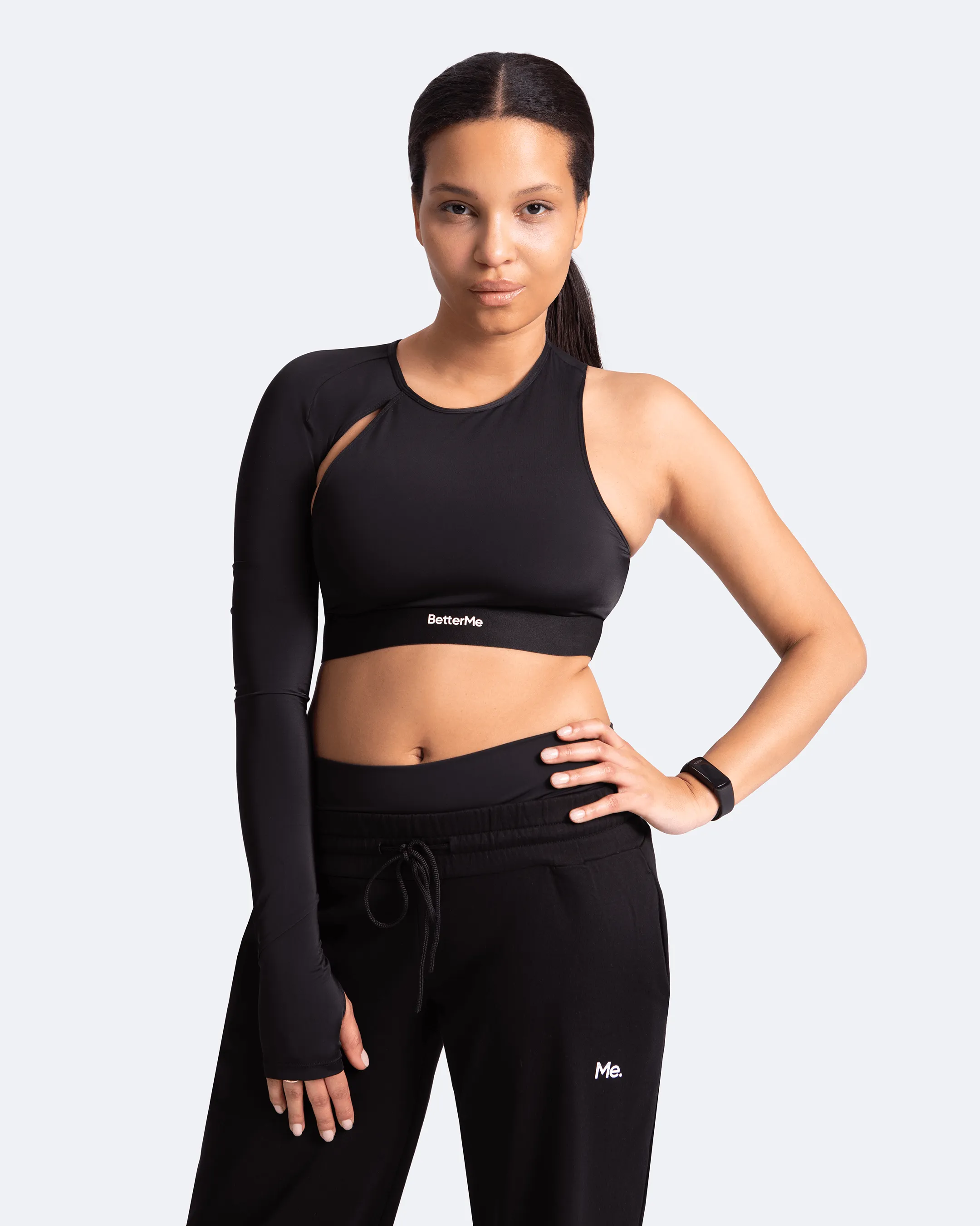 Trendy One-Shoulder Top Flex Foam Inserts Postpartum