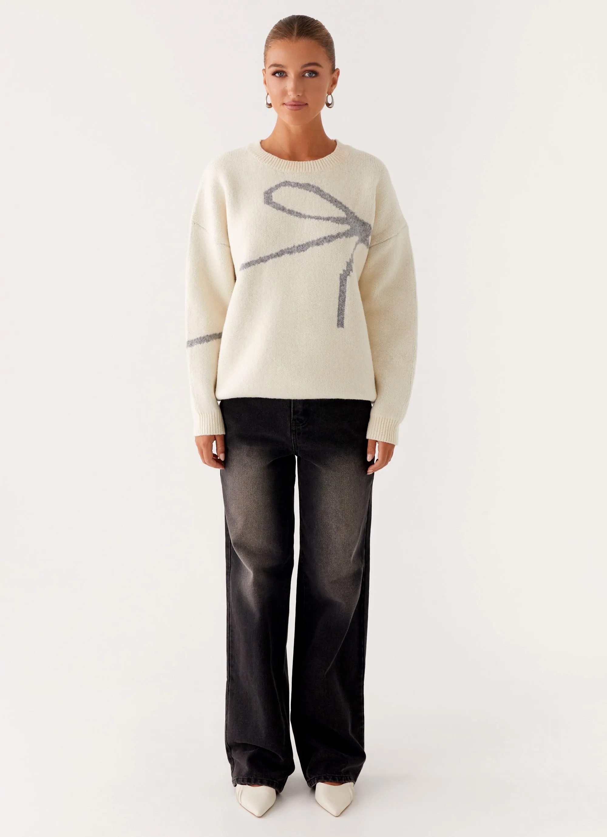 Dreamwood Knit Sweater - Ivory Anti Static Inner Layer