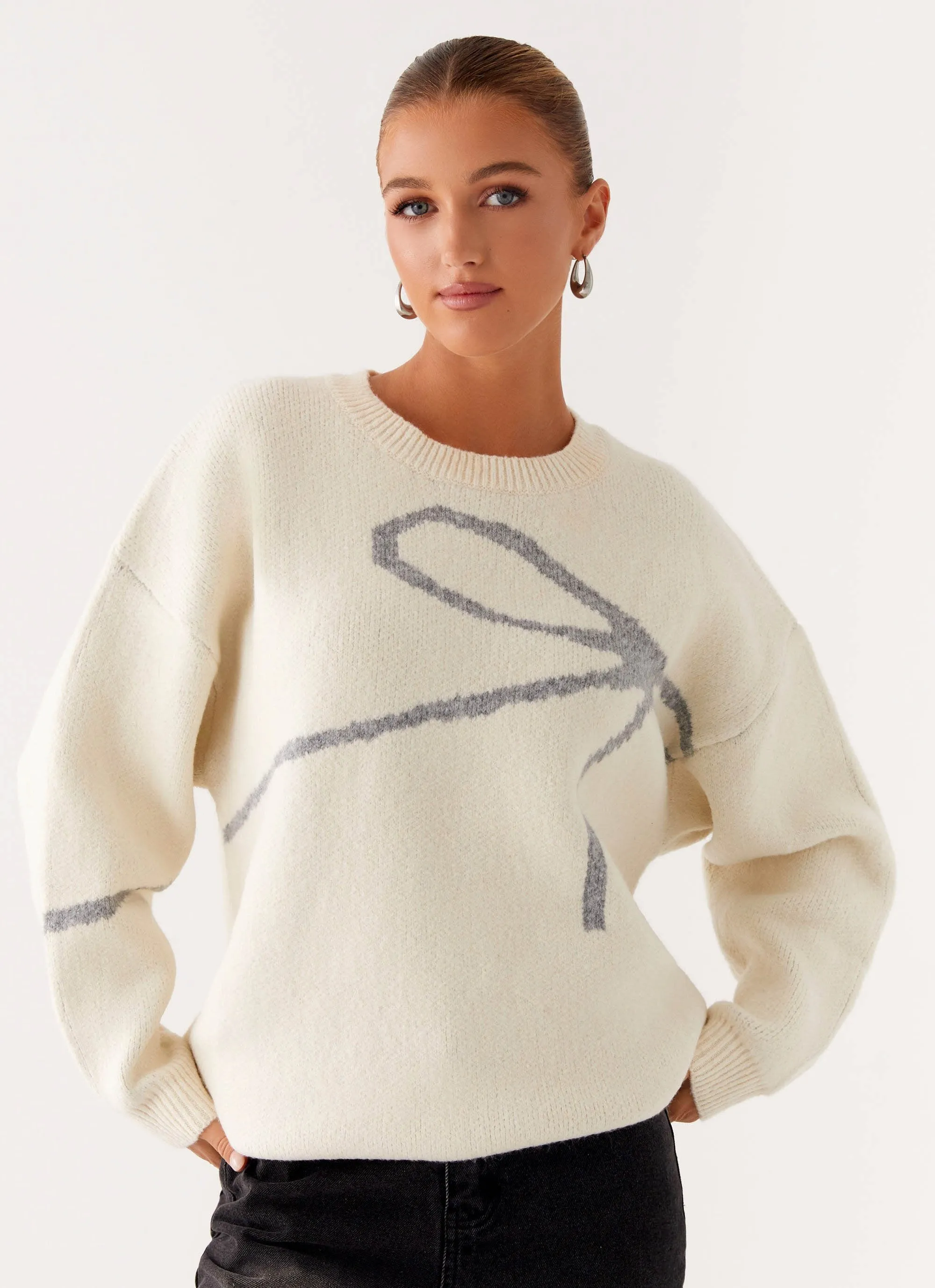 Dreamwood Knit Sweater - Ivory Buttery Soft Handfeel