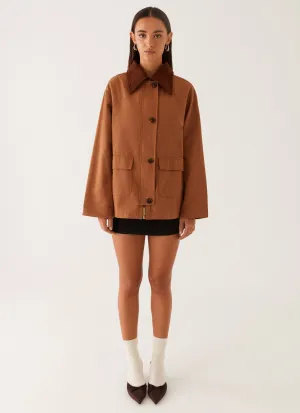 Sonoma Barn Jacket - Tan High End Look