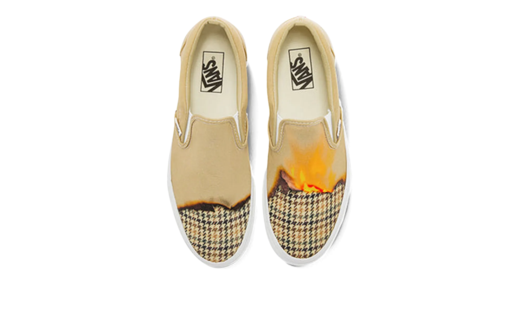 Slip-on Low "Brown Yellow" Art Fair