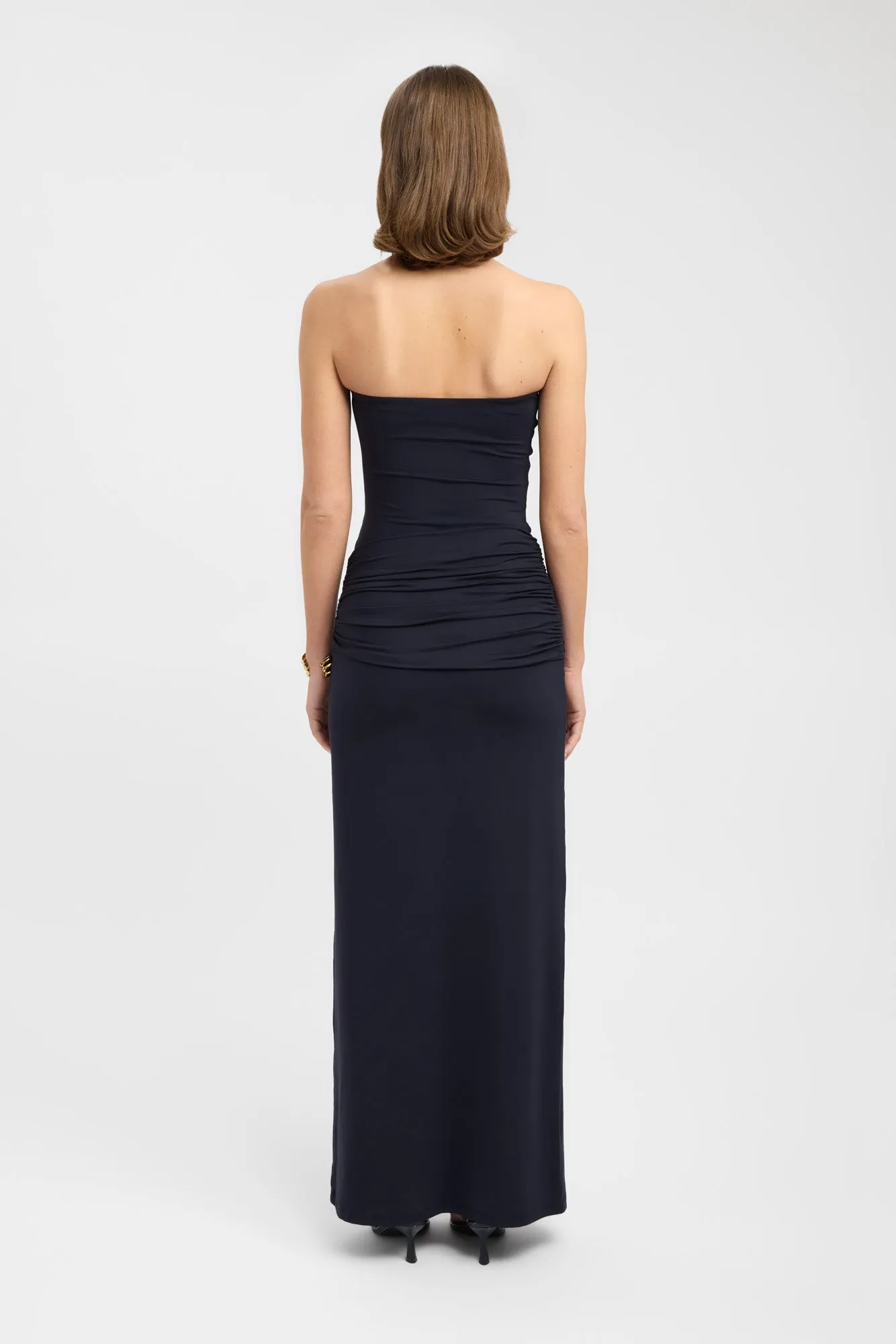 Torin Trim Maxi Dress Flawless Construction Bust-Enhancing