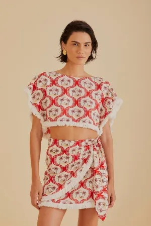 Comfort Waistline Summer Beach LENZING? ECOVERO? Euroflax? Mini Skirt