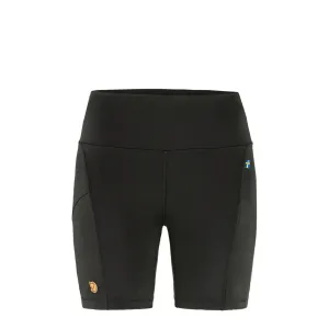 NonIrritatingTags Fjallraven Womens Abisko 6 Inch Shorts Tights Black