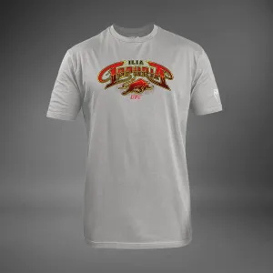 LongLastingColor Men's UFC Unrivaled by Venum Heather Grey Ilia Topuria T-Shirt