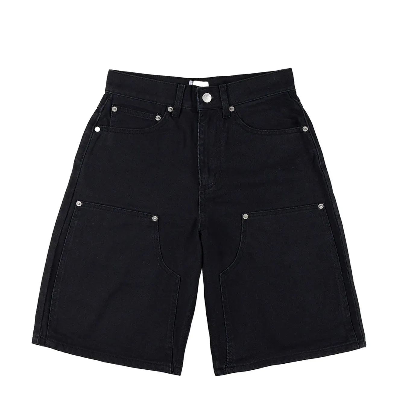 GussetDesign Obey Womens Shift Panel Short Digital Black Faded Wash