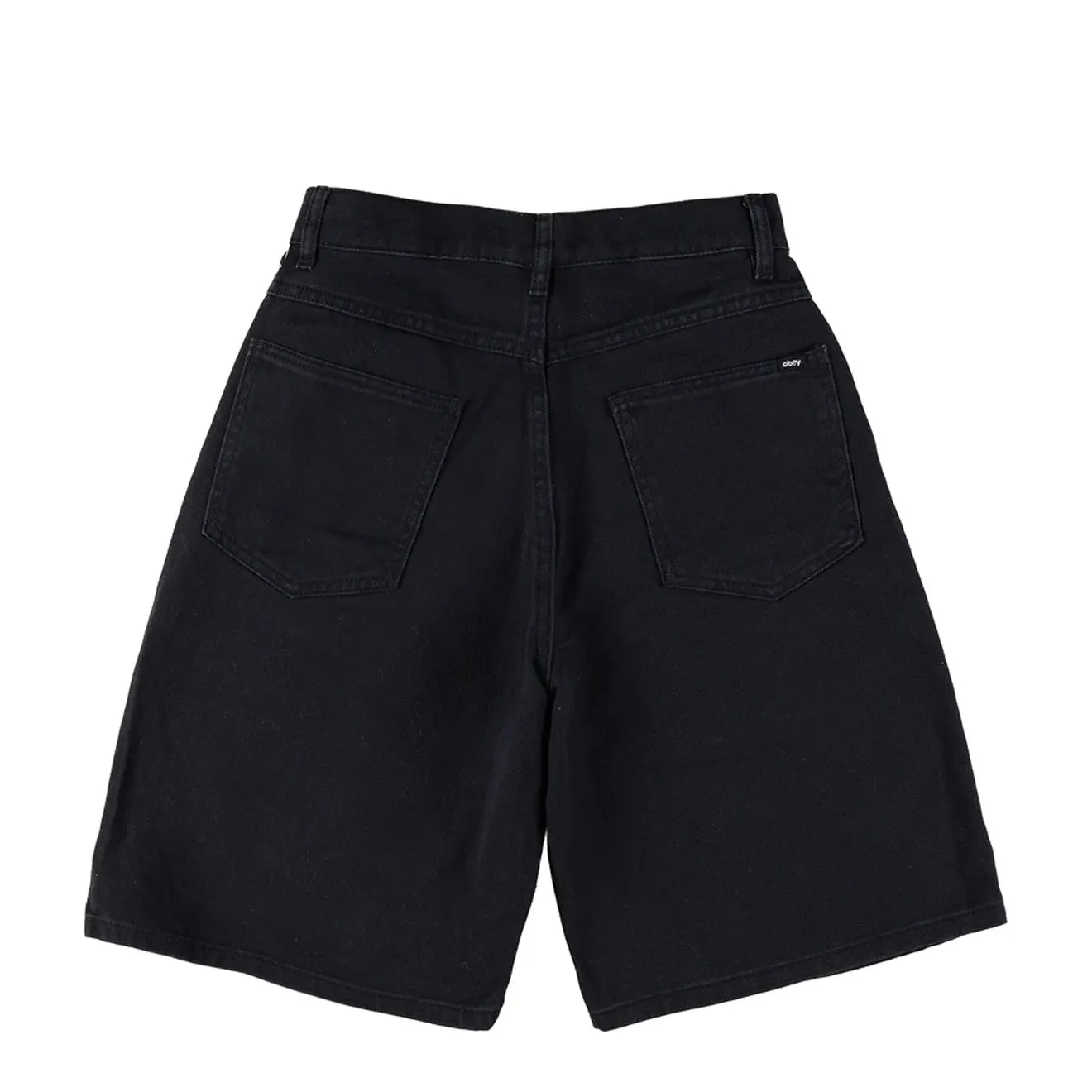 suit jacket Obey Womens Shift Panel Short Digital Black Faded Wash