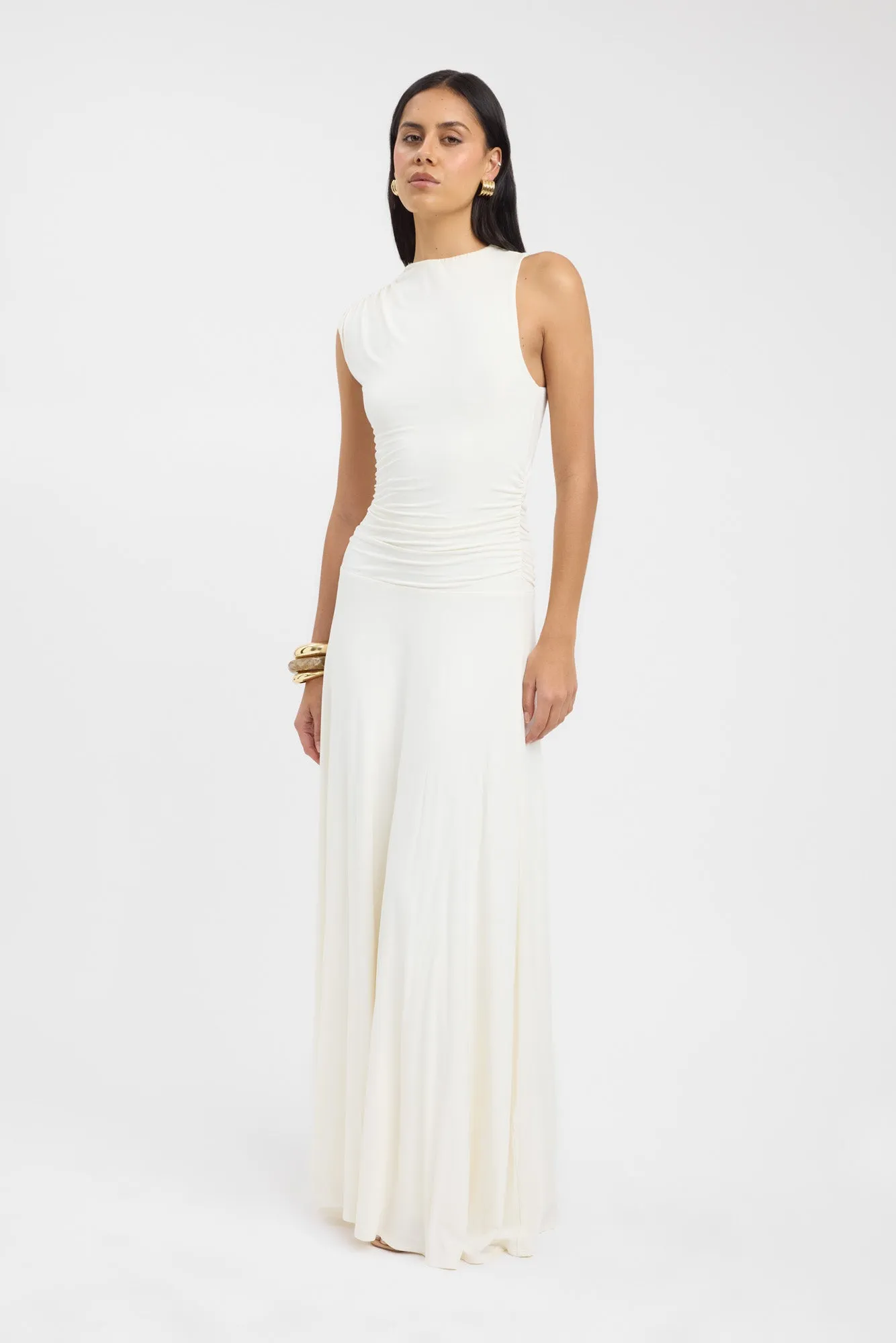 Zuri Maxi Dress Beach Moment Contrast-Piping