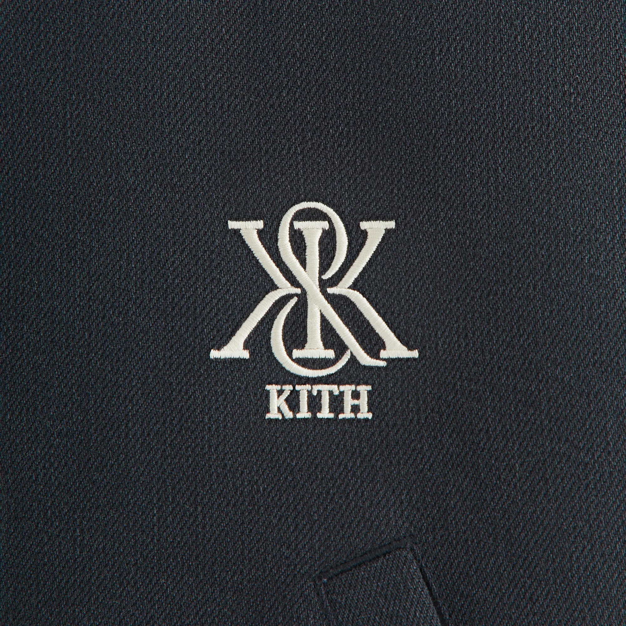 Belted Waist Kith Women Bex Cropped Denim Puffer - Washed Black