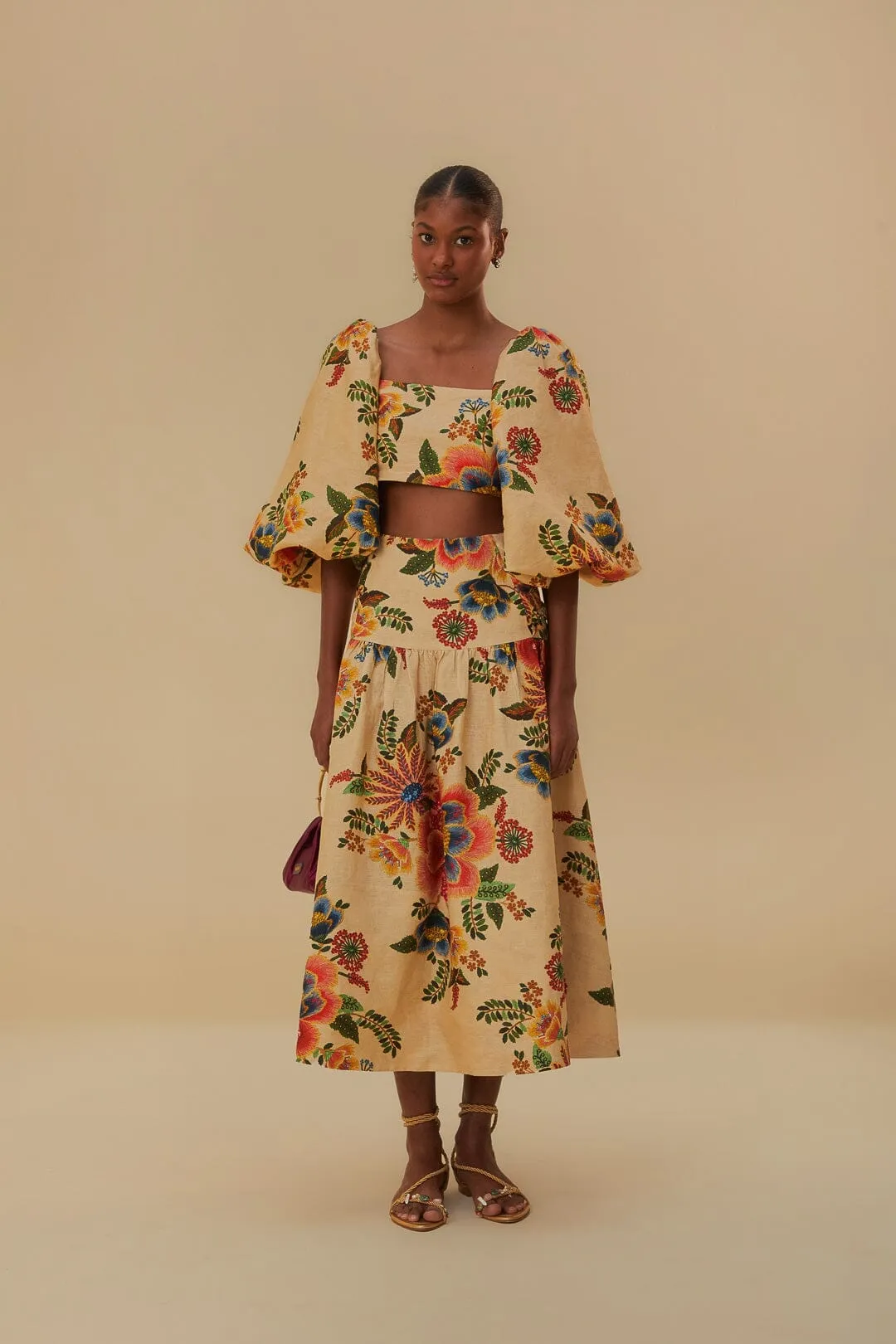 Utility Mode Bio Glow Sand Delicate Garden Euroflax? Crop Top