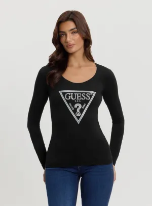 Non Iron Finish Casual Wear Black Logo Shiny Logo T-Shirt