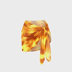 Relaxed Feel City Wear It's Now Cool The Mesh Sarong - Ablaze