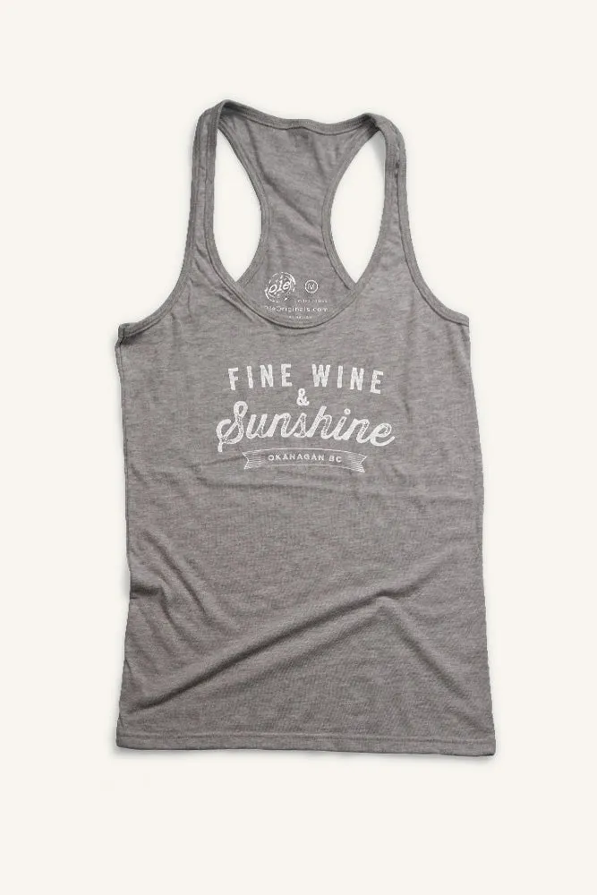 Fine Wine Okanagan 2019 Tank (Womens) Comfort Flex