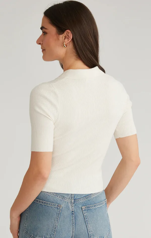 QuickDryTechnology Short Sleeve Johnny Collar Top