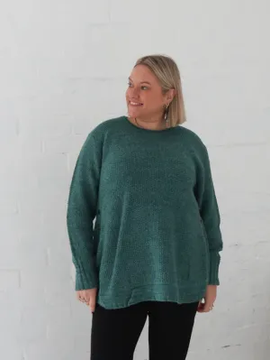 Clark Knit - Teal Basic Style