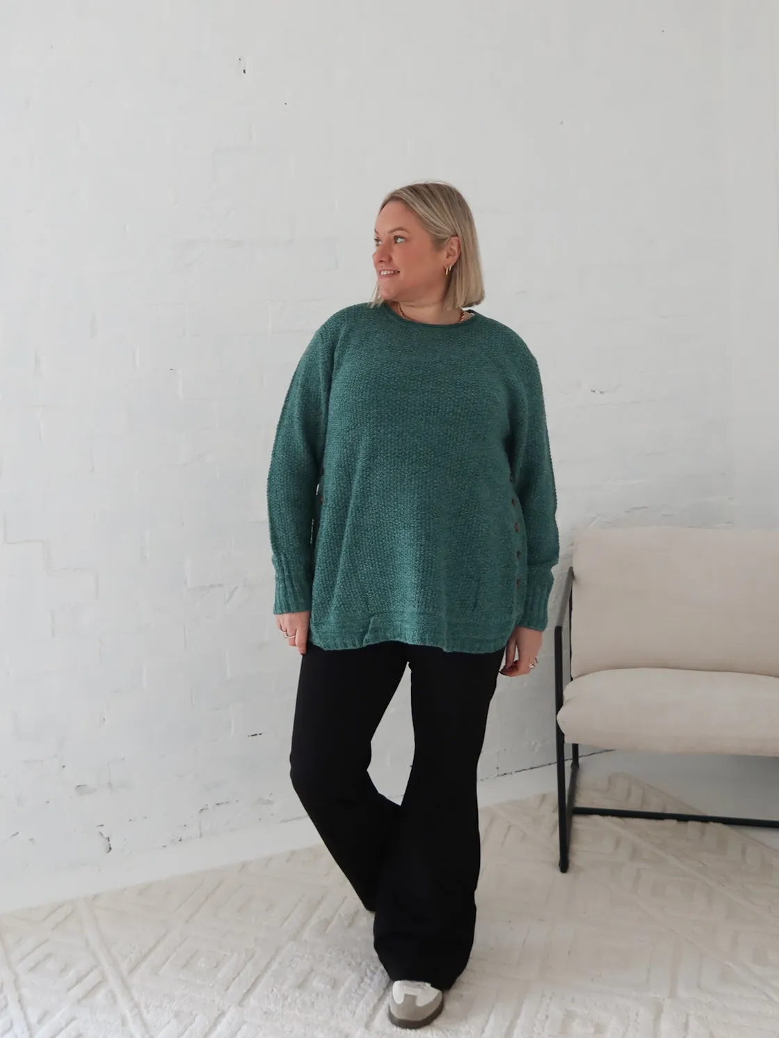 Clark Knit - Teal Minimal Vibe Multi Panel