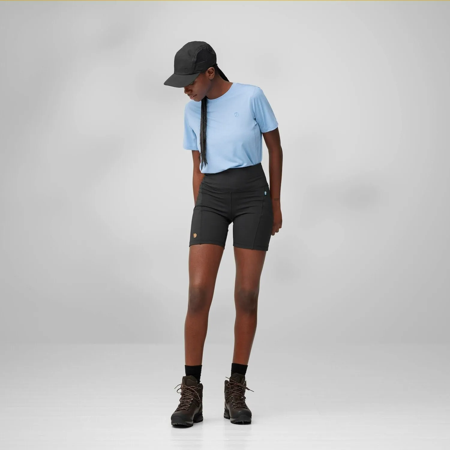 Comfort Waist animal print shorts Fjallraven Womens Abisko 6 Inch Shorts Tights Mountain Blue