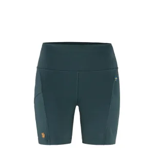 Pre Shrunk Cotton Blend Fjallraven Womens Abisko 6 Inch Shorts Tights Mountain Blue