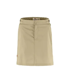 Fjallraven Womens Abisko Hike Skort Fossil simple design Active Days